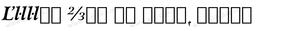 Arrus OSF BT Bold字体转换